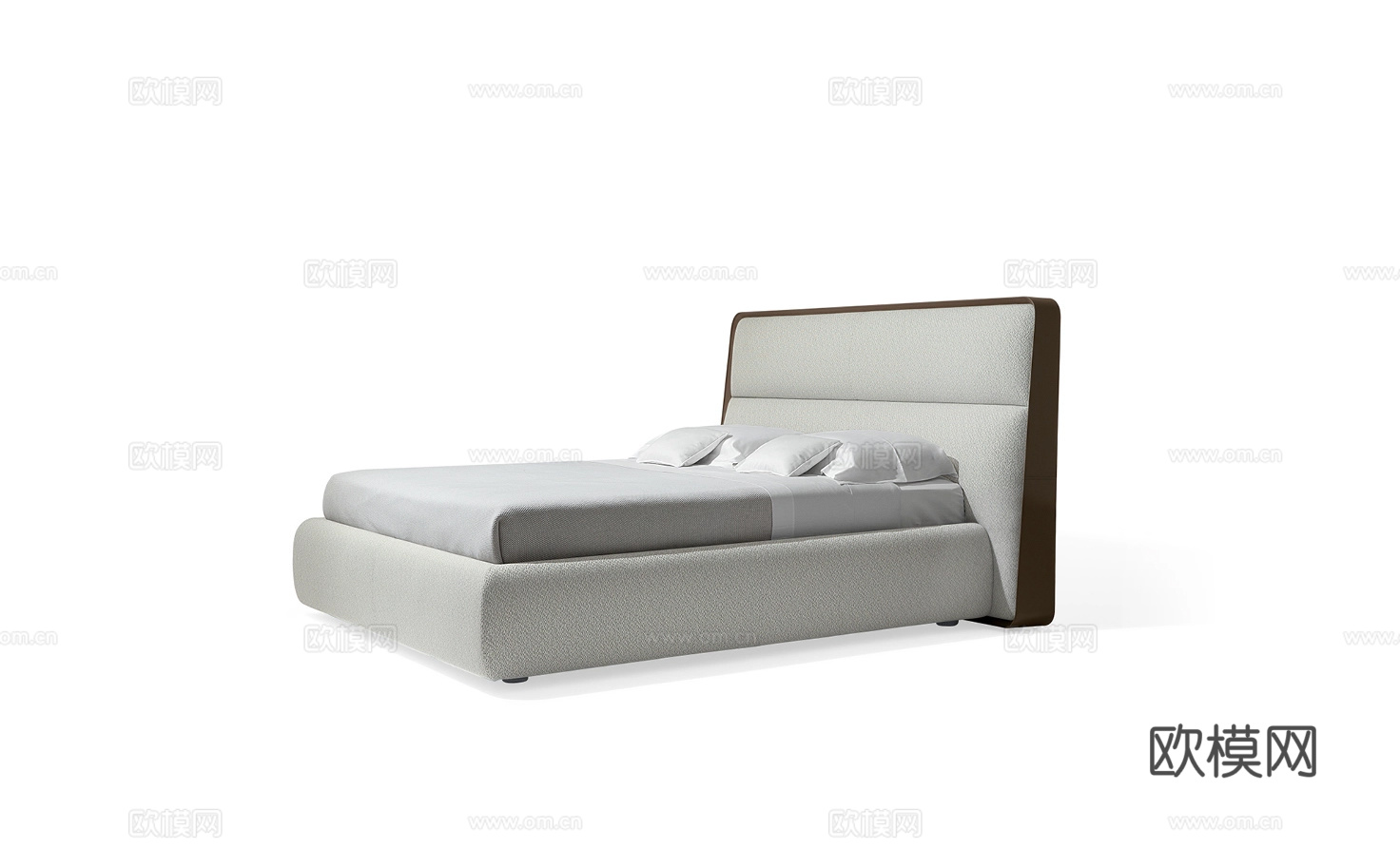 GIORGETTI 意式双人床3d模型下载（渲染图1）