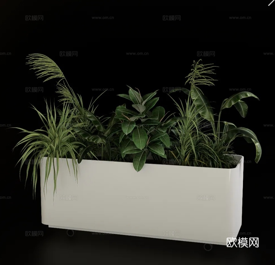 花箱su模型