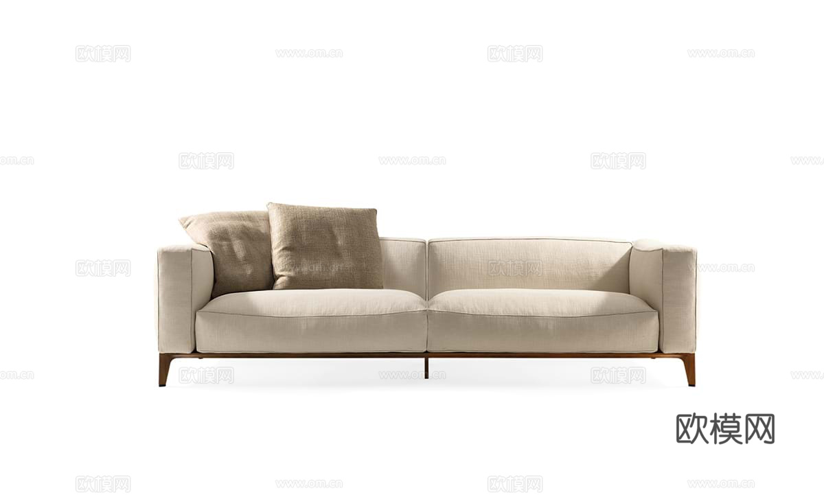 GIORGETTI 意式双人沙发3d模型下载（渲染图1）
