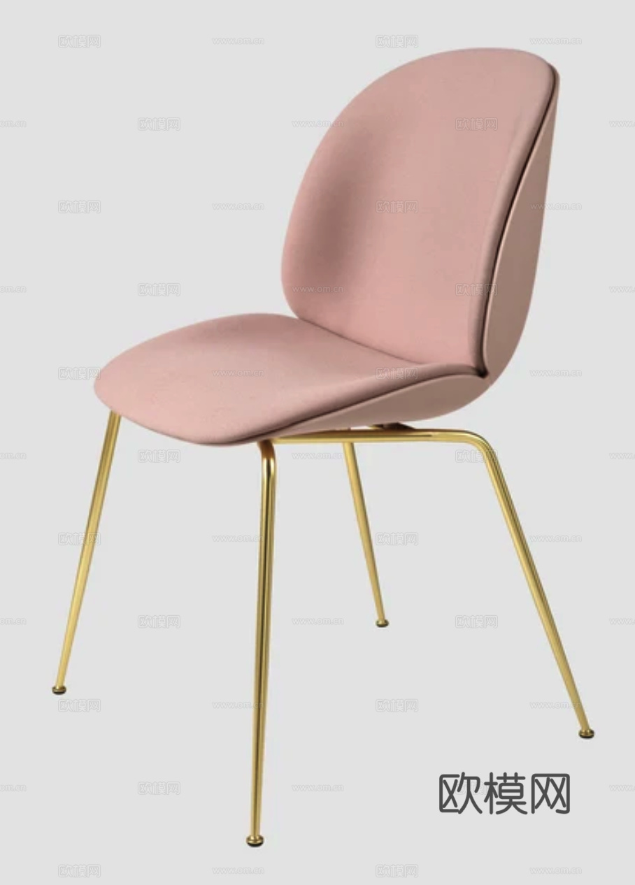GUBI 餐椅3d模型下载（渲染图5）