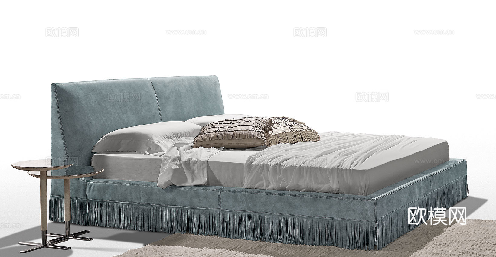 GAMMA 双人床3d模型下载（渲染图2）