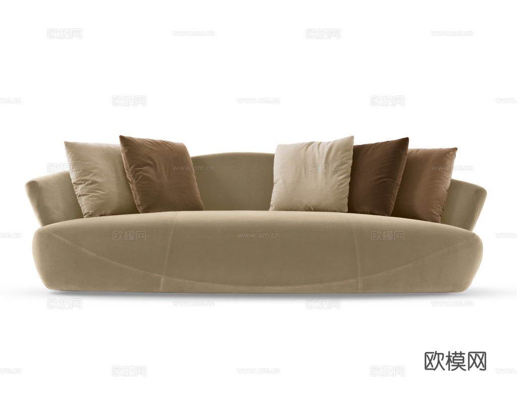 GIORGETTI 意式双人沙发3d模型下载（渲染图2）