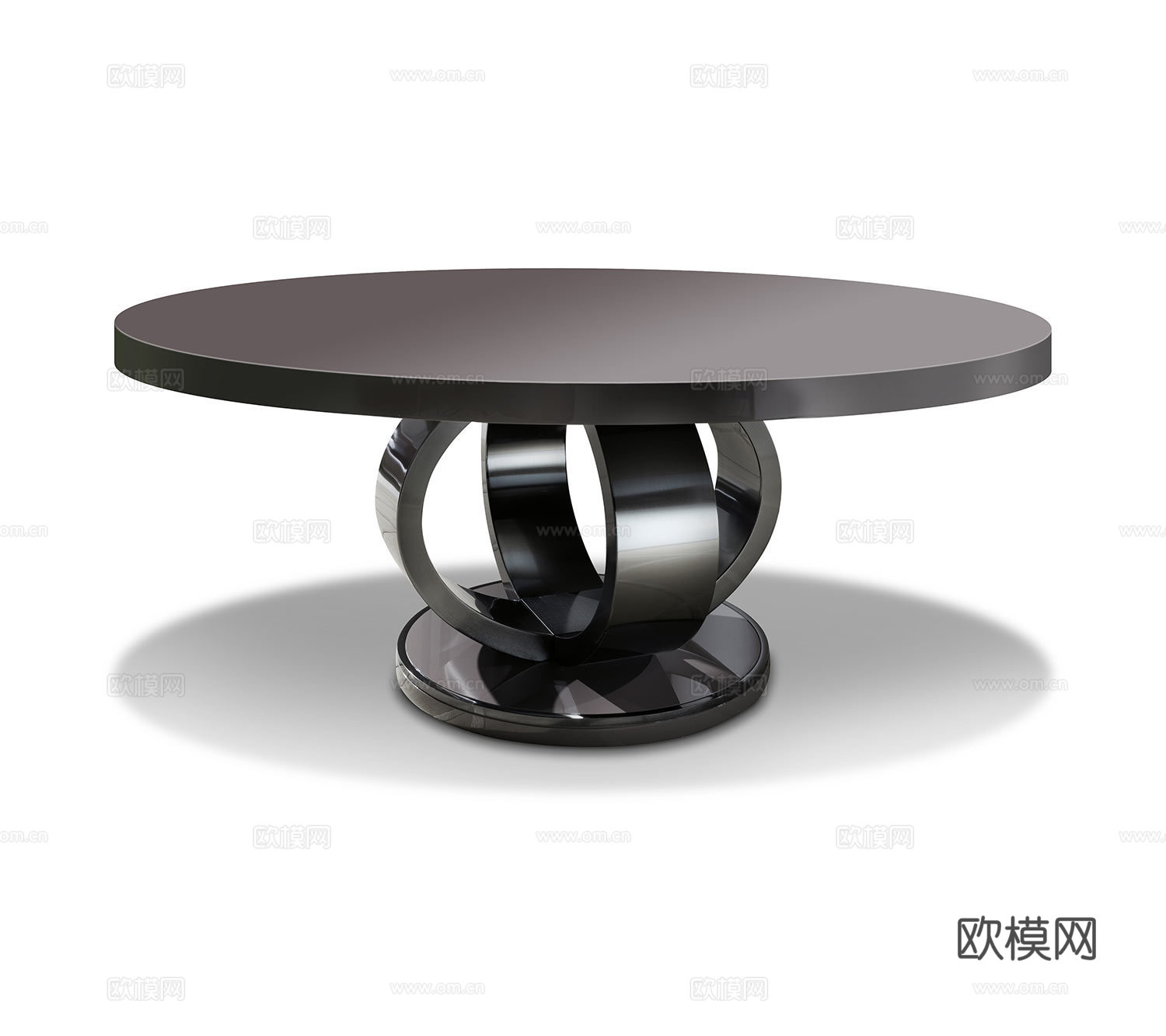 giorgio 意式圆餐桌3d模型下载（渲染图3）