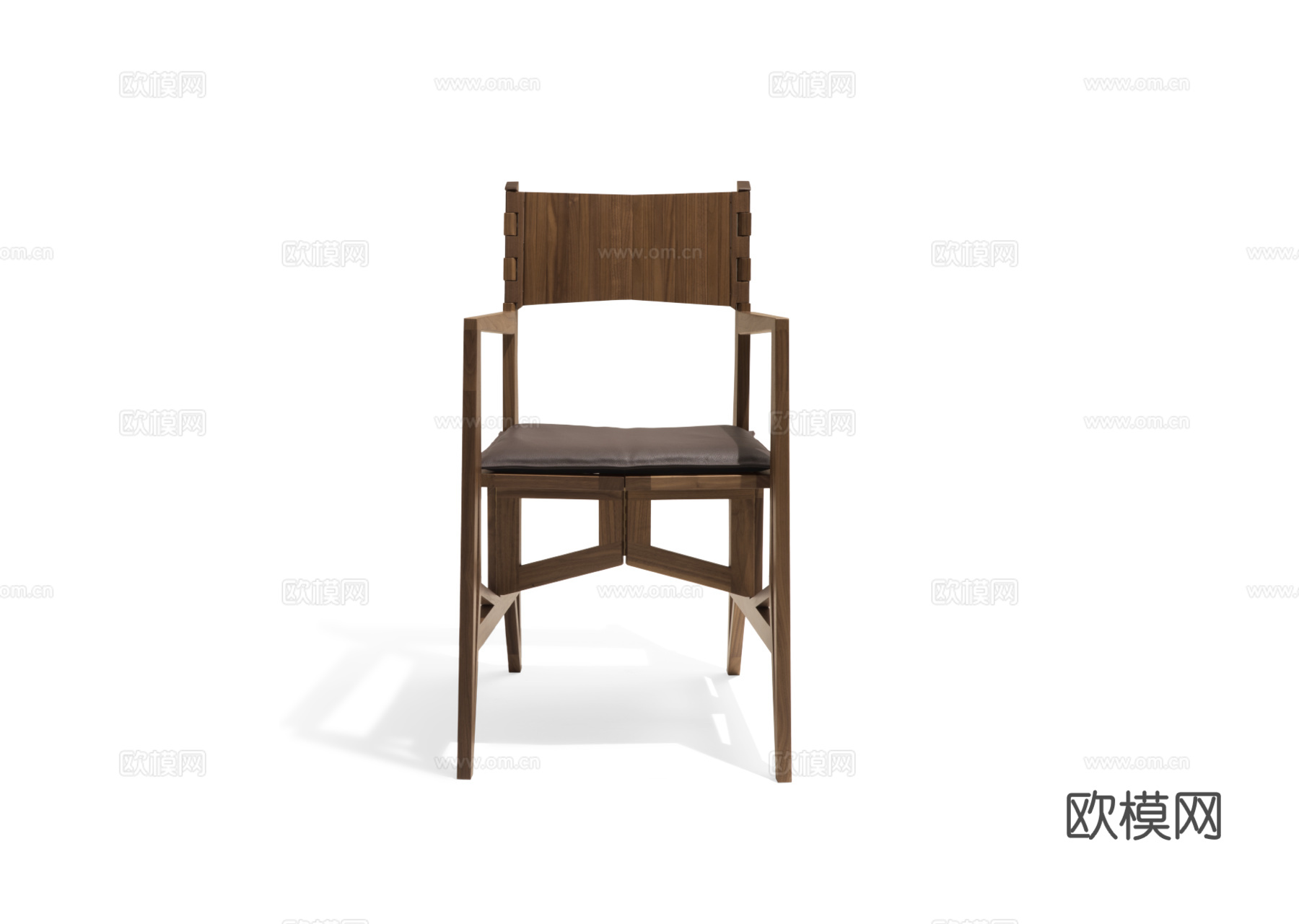 GIORGETTI 原木风餐椅3d模型下载（渲染图1）