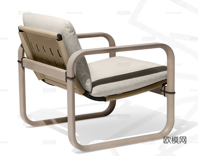 GIORGETTI 意式休闲椅3d模型下载（渲染图3）