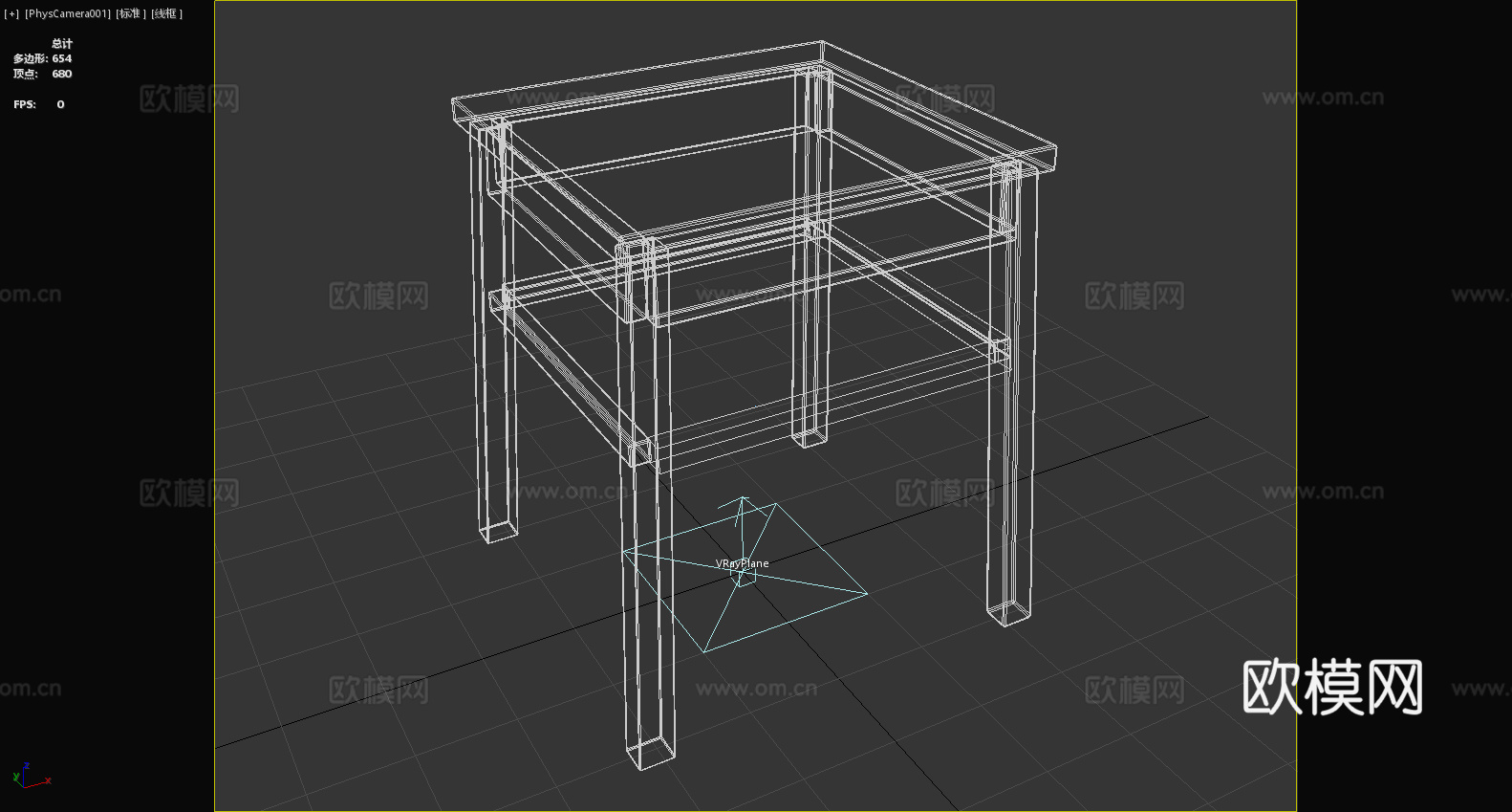 凳子 木凳 小方凳 坐凳3d模型