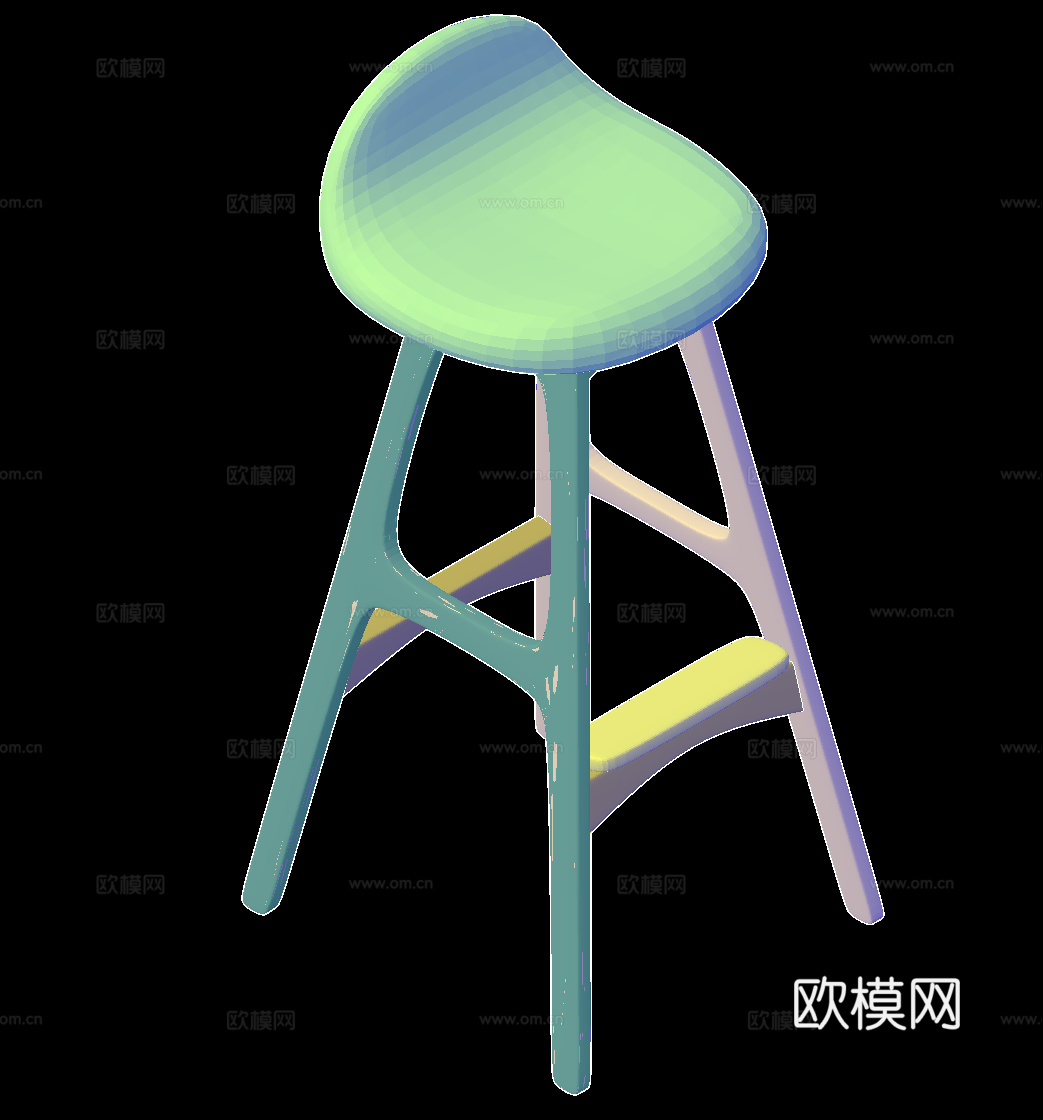 马里奥吧椅cad施工图