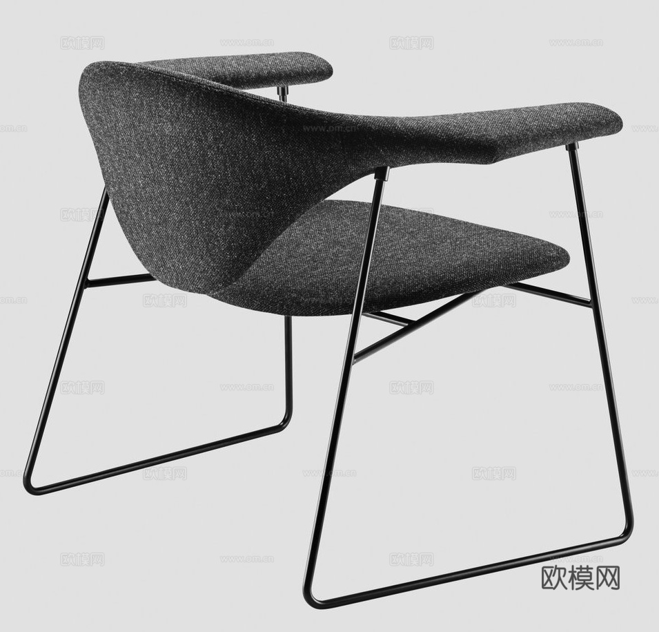 GUBI 休闲椅3d模型下载（渲染图7）