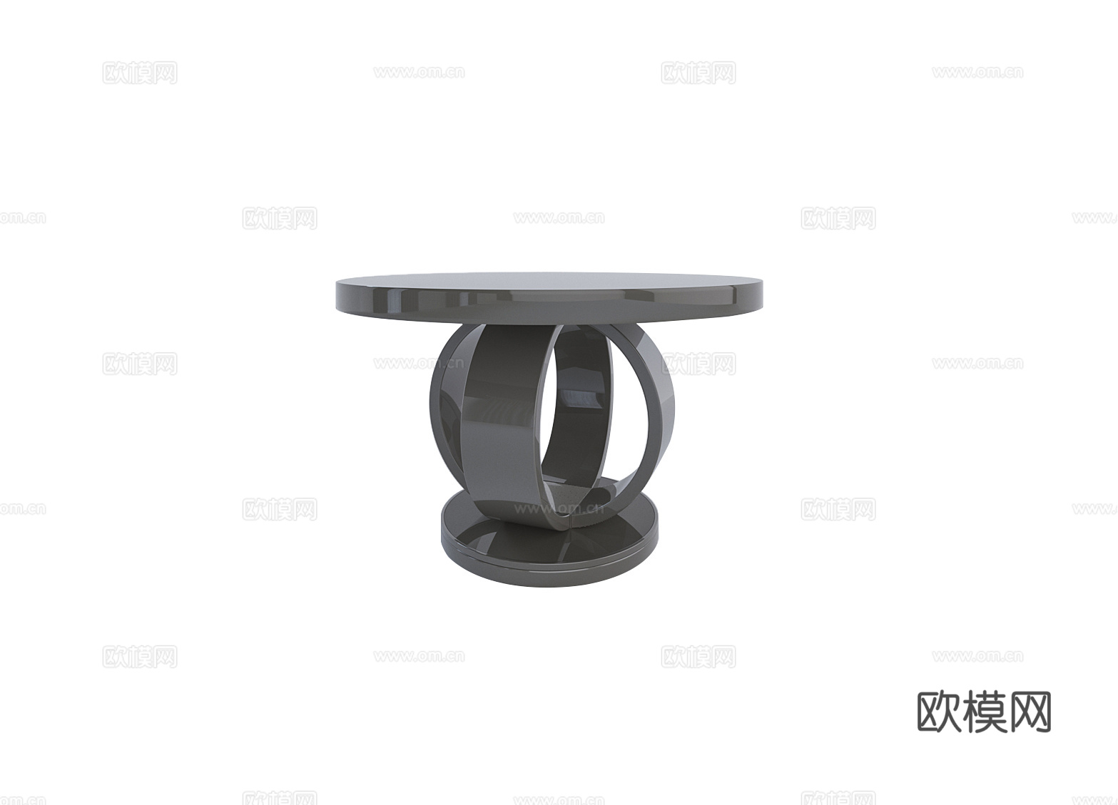 giorgio 意式圆餐桌3d模型下载（渲染图1）