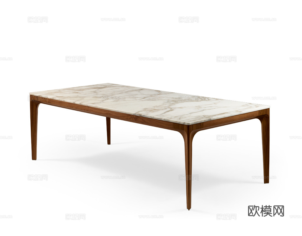 GIORGETTI 意式餐桌3d模型下载（渲染图1）