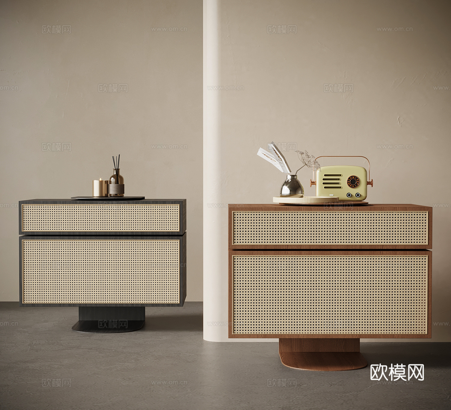 中古风边几su模型