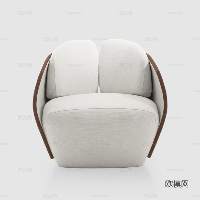 GIORGETTI 意式单人沙发3d模型下载（渲染图6）