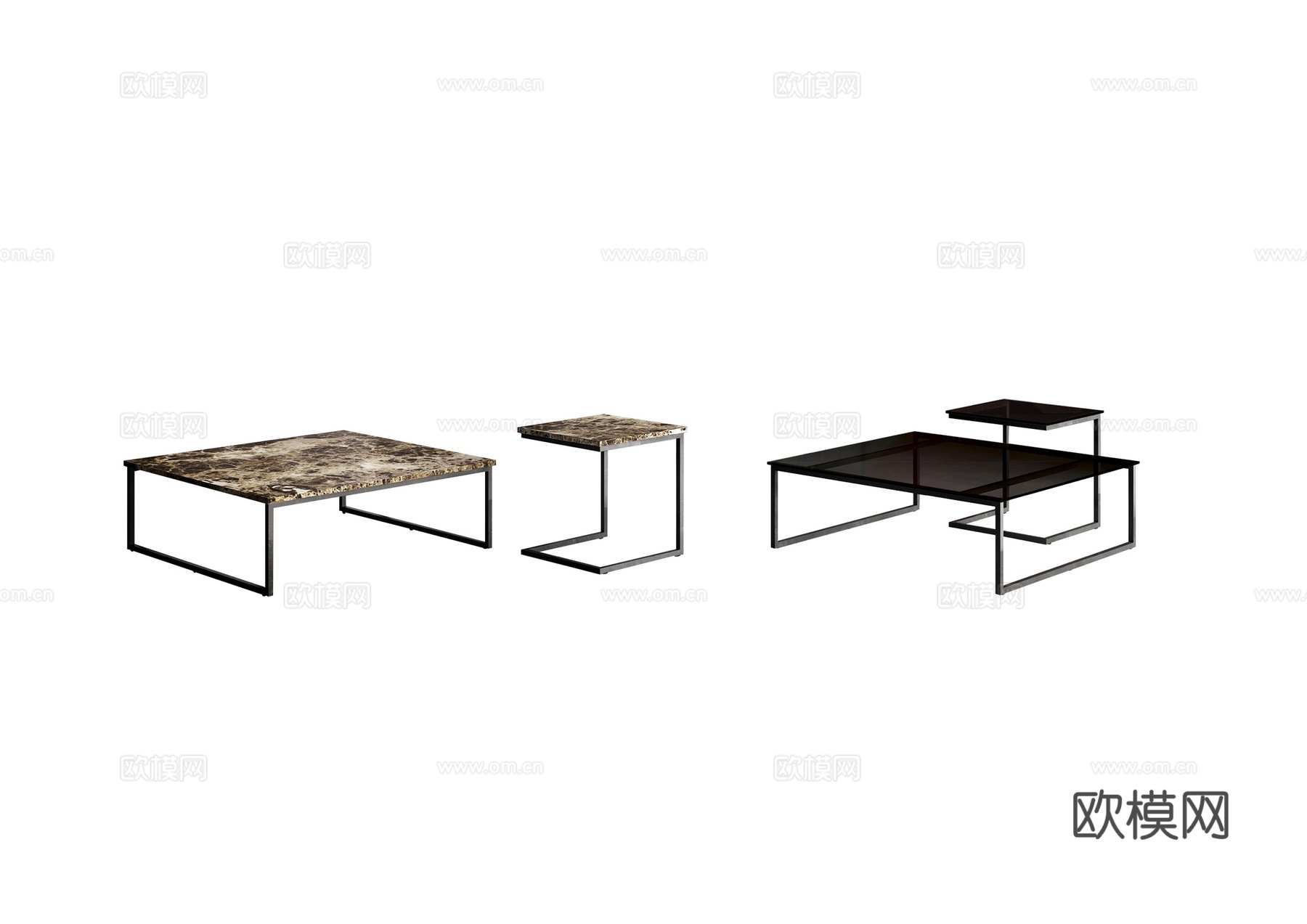 GAMMA 方茶几3d模型下载（渲染图1）
