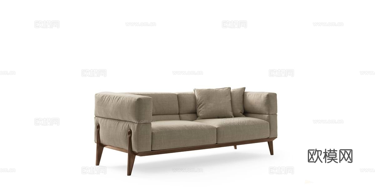 GIORGETTI 意式双人沙发3d模型下载（渲染图3）