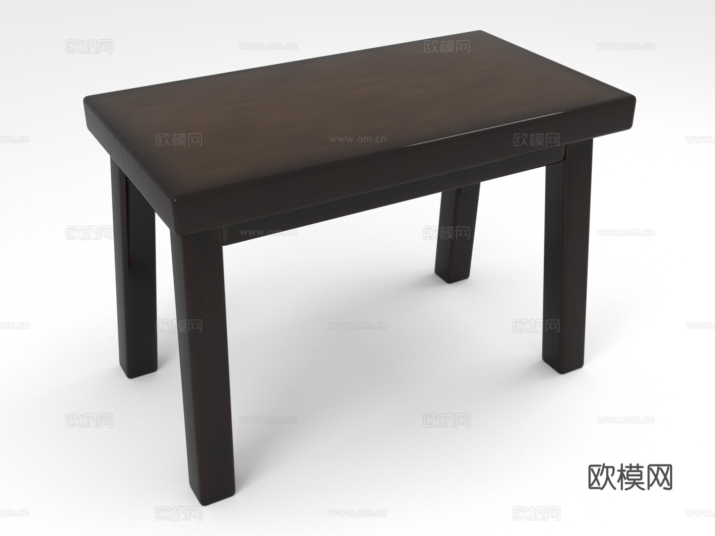 凳子 木凳 板凳 小板凳 坐凳3d模型