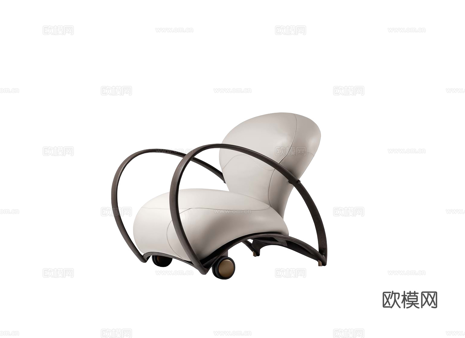 GIORGETTI 意式休闲椅3d模型下载（渲染图1）