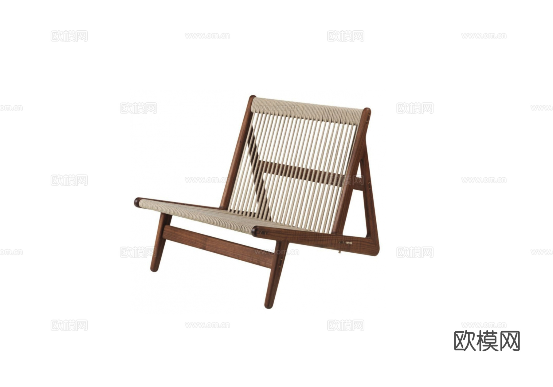 GUBI 休闲椅3d模型下载（渲染图1）