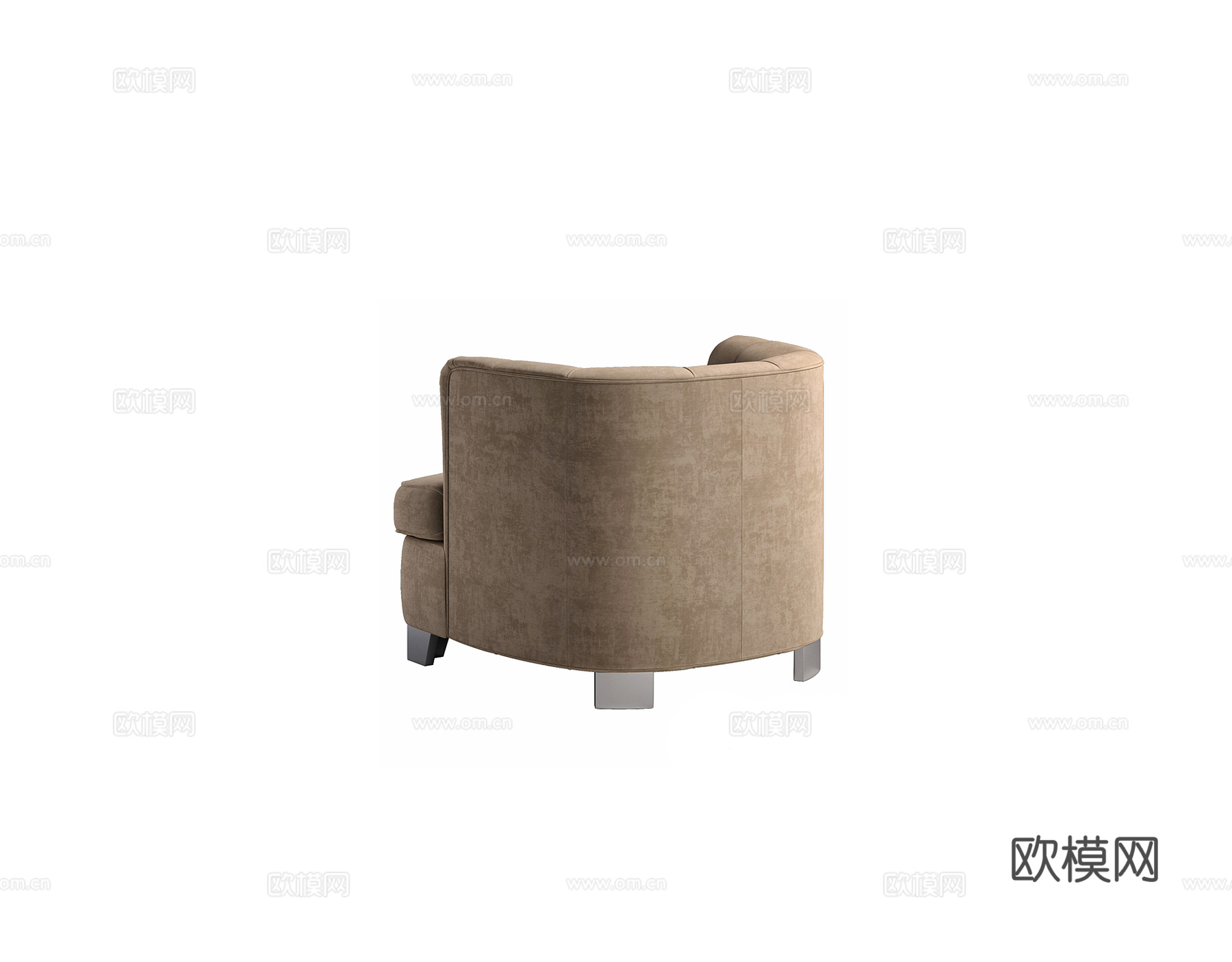 giorgio 意式单人沙发3d模型下载（渲染图2）