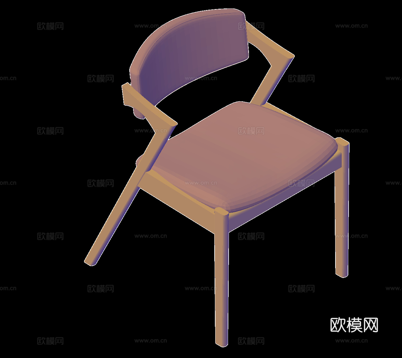 马洛伊休闲椅cad施工图
