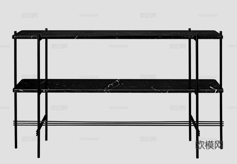 GUBI 置物架 边几3d模型下载（渲染图10）