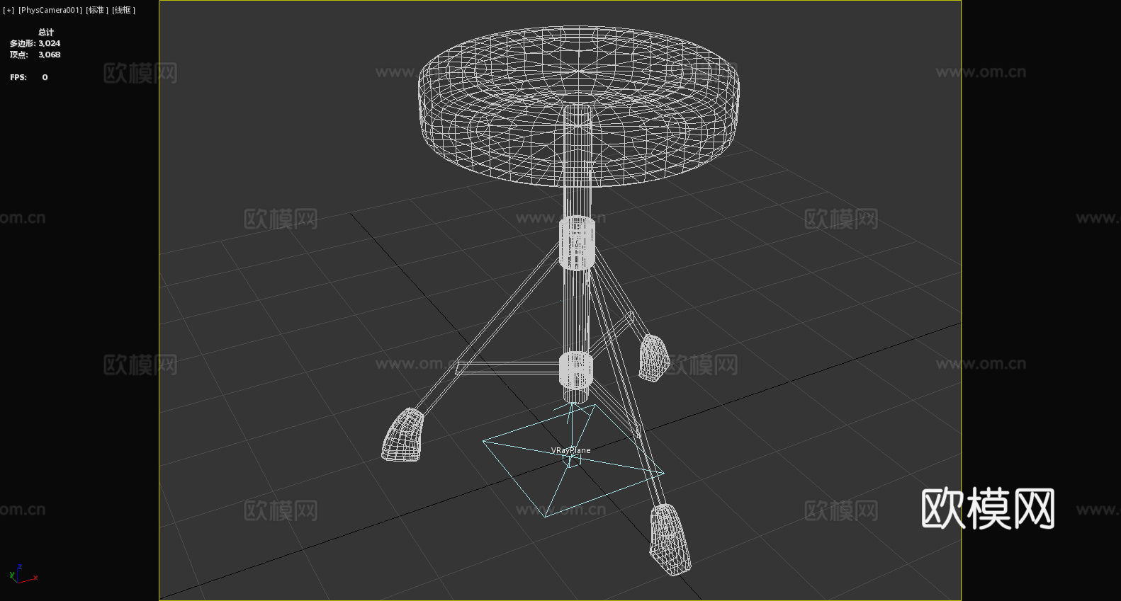 凳子 坐凳 鼓凳 升降凳3d模型