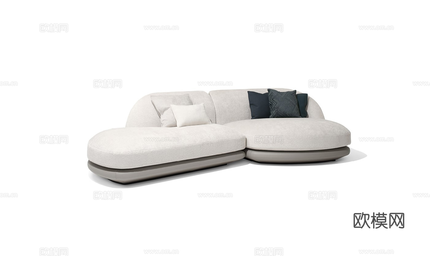 GIORGETTI 意式双人沙发3d模型下载