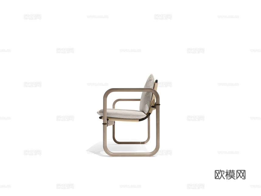 GIORGETTI 意式休闲椅3d模型下载（渲染图1）