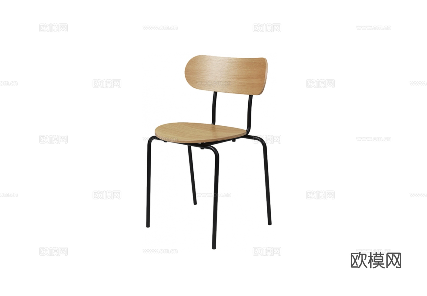 GUBI 餐椅3d模型下载（渲染图1）