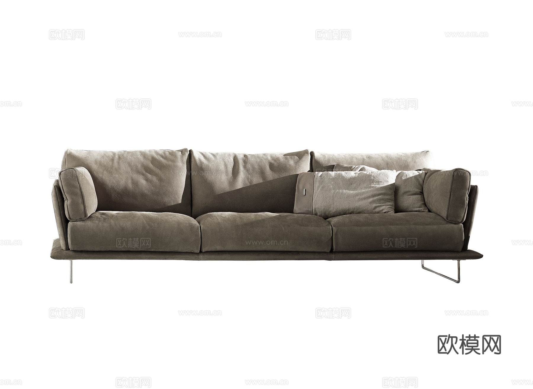 GAMMA 三人沙发3d模型下载（渲染图1）