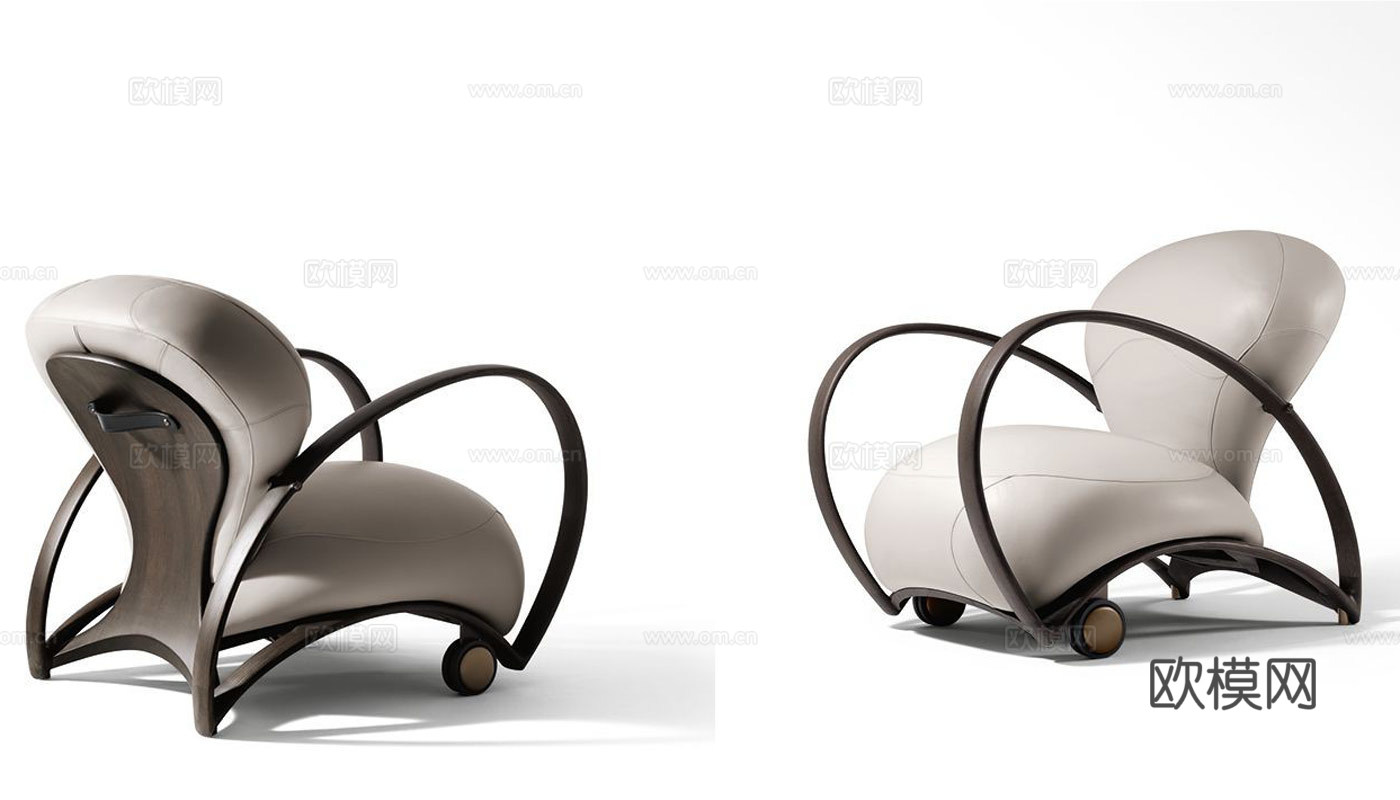 GIORGETTI 意式休闲椅3d模型下载（渲染图2）