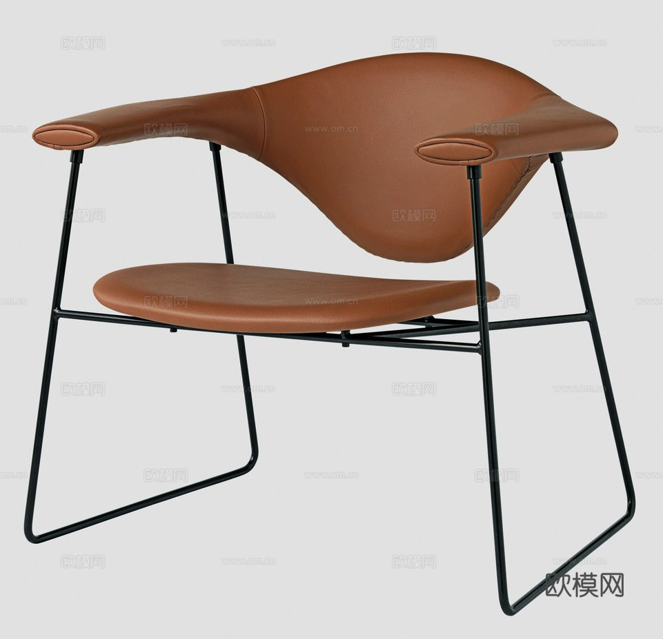 GUBI 休闲椅3d模型下载（渲染图6）