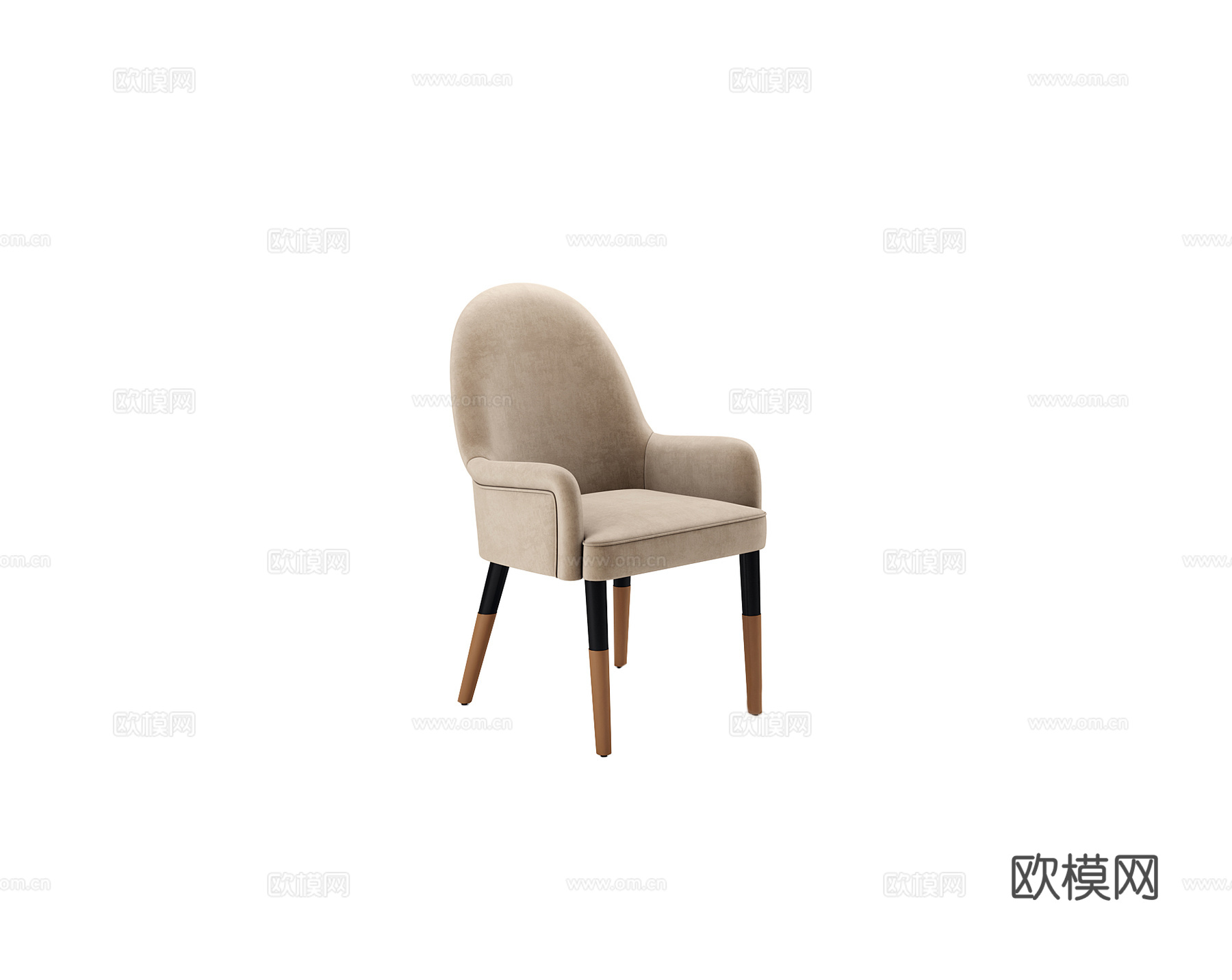 giorgio 意式餐椅3d模型下载（渲染图3）