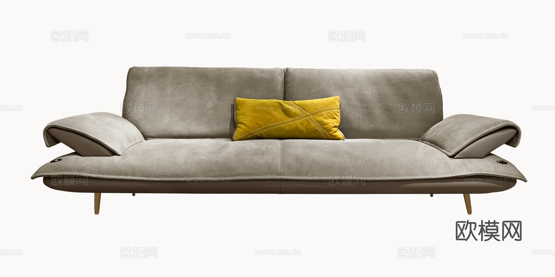 GAMMA 双人沙发3d模型下载（渲染图2）