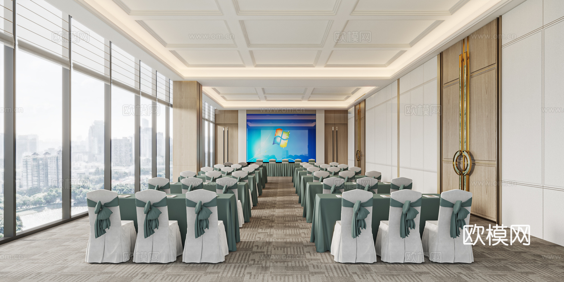 学术报告厅  宴会厅3d模型