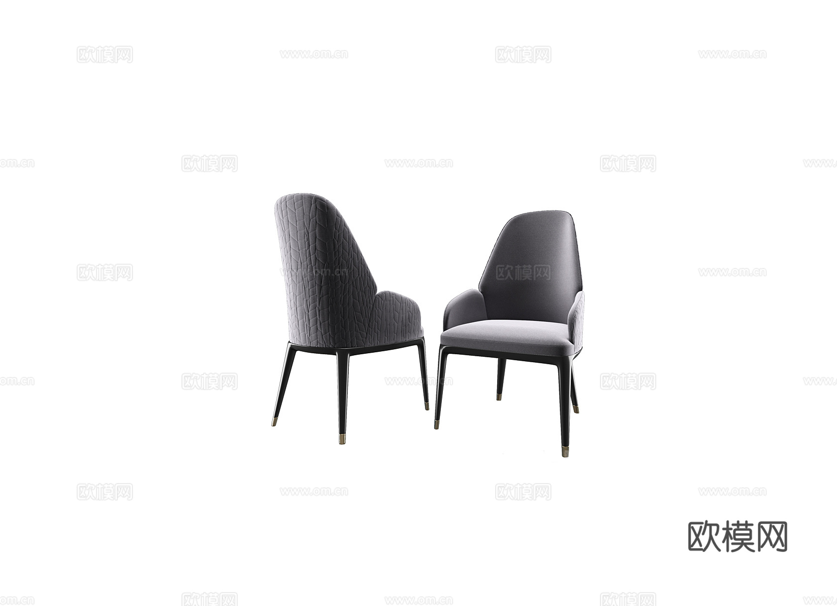 giorgio 意式餐椅3d模型下载（渲染图2）