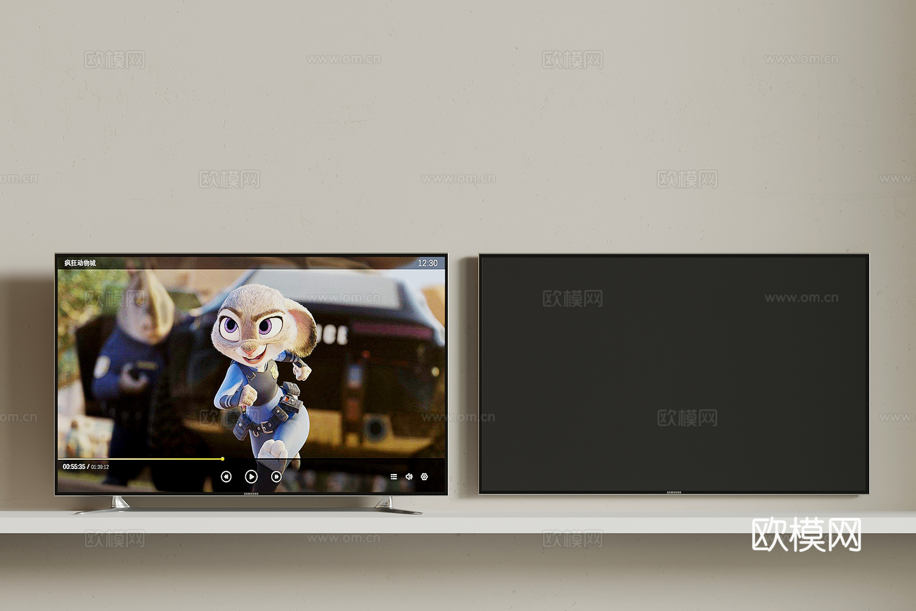 液晶电视机su模型