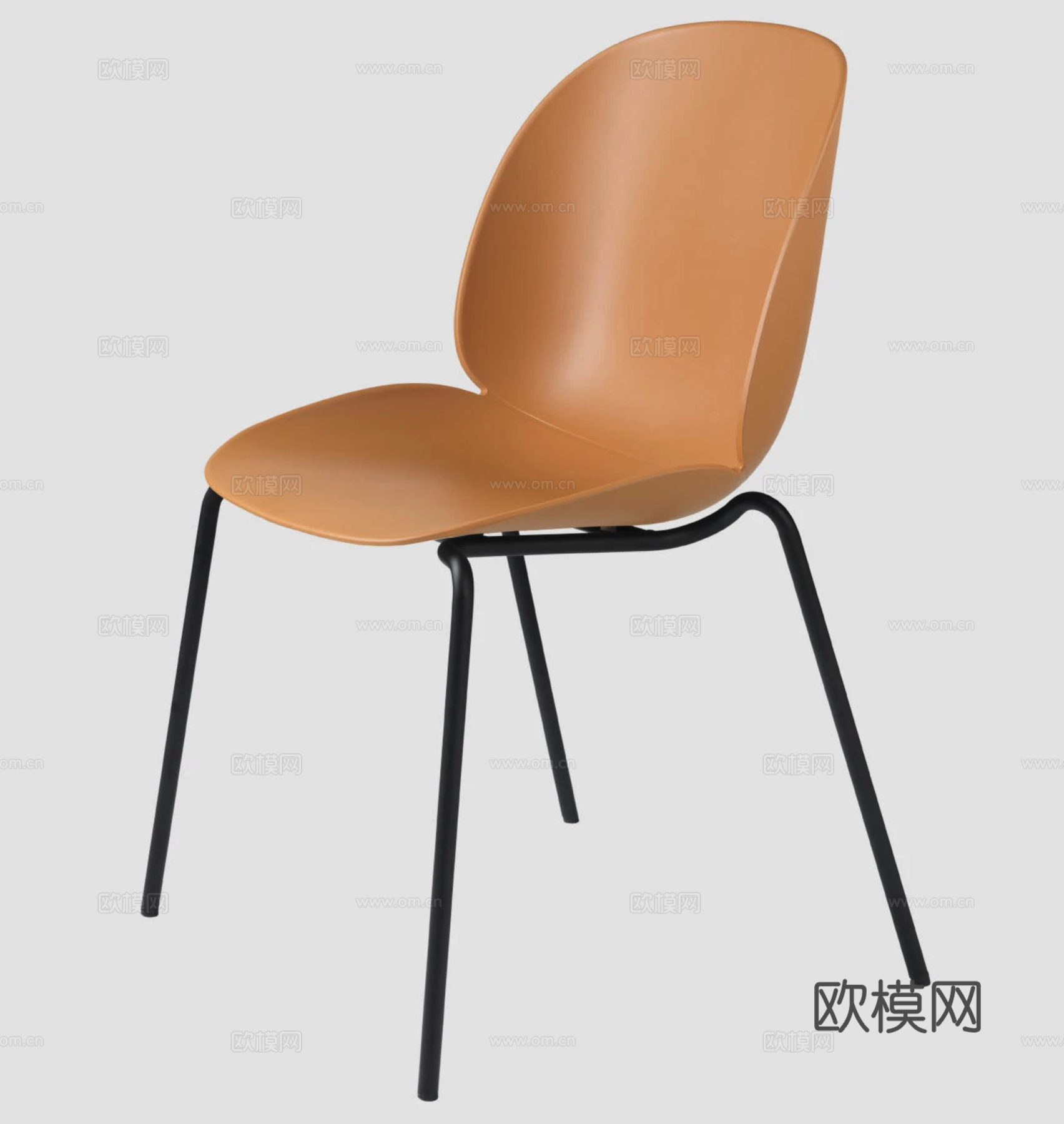GUBI 餐椅3d模型下载（渲染图5）