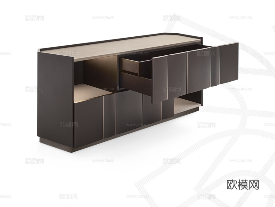 GIORGETTI 意式餐边柜3d模型下载（渲染图4）