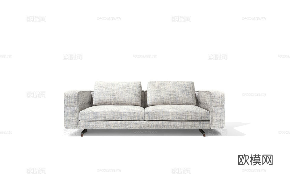 GIORGETTI 意式双人沙发3d模型下载（渲染图1）