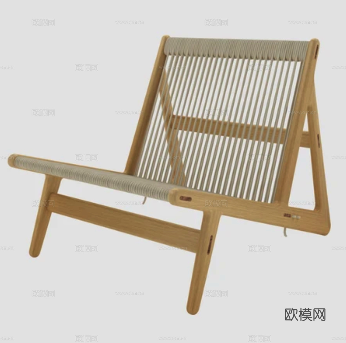 GUBI 休闲椅3d模型下载（渲染图3）