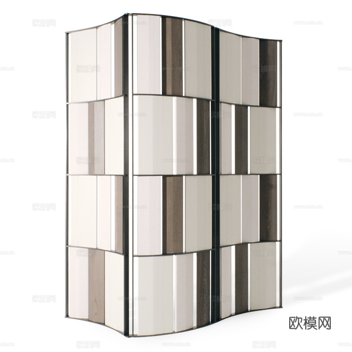 GIORGETTI 意式屏风3d模型下载（渲染图2）