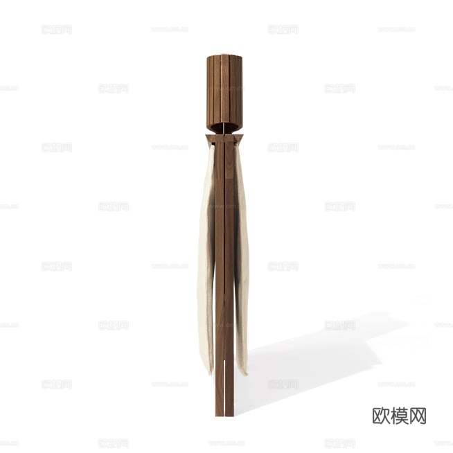 GIORGETTI 原木风餐椅3d模型下载（渲染图6）