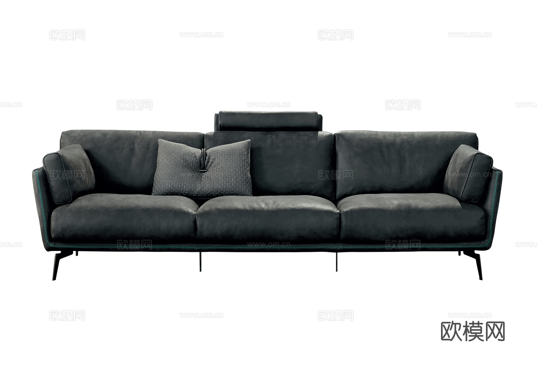 GAMMA 三人沙发3d模型下载（渲染图1）