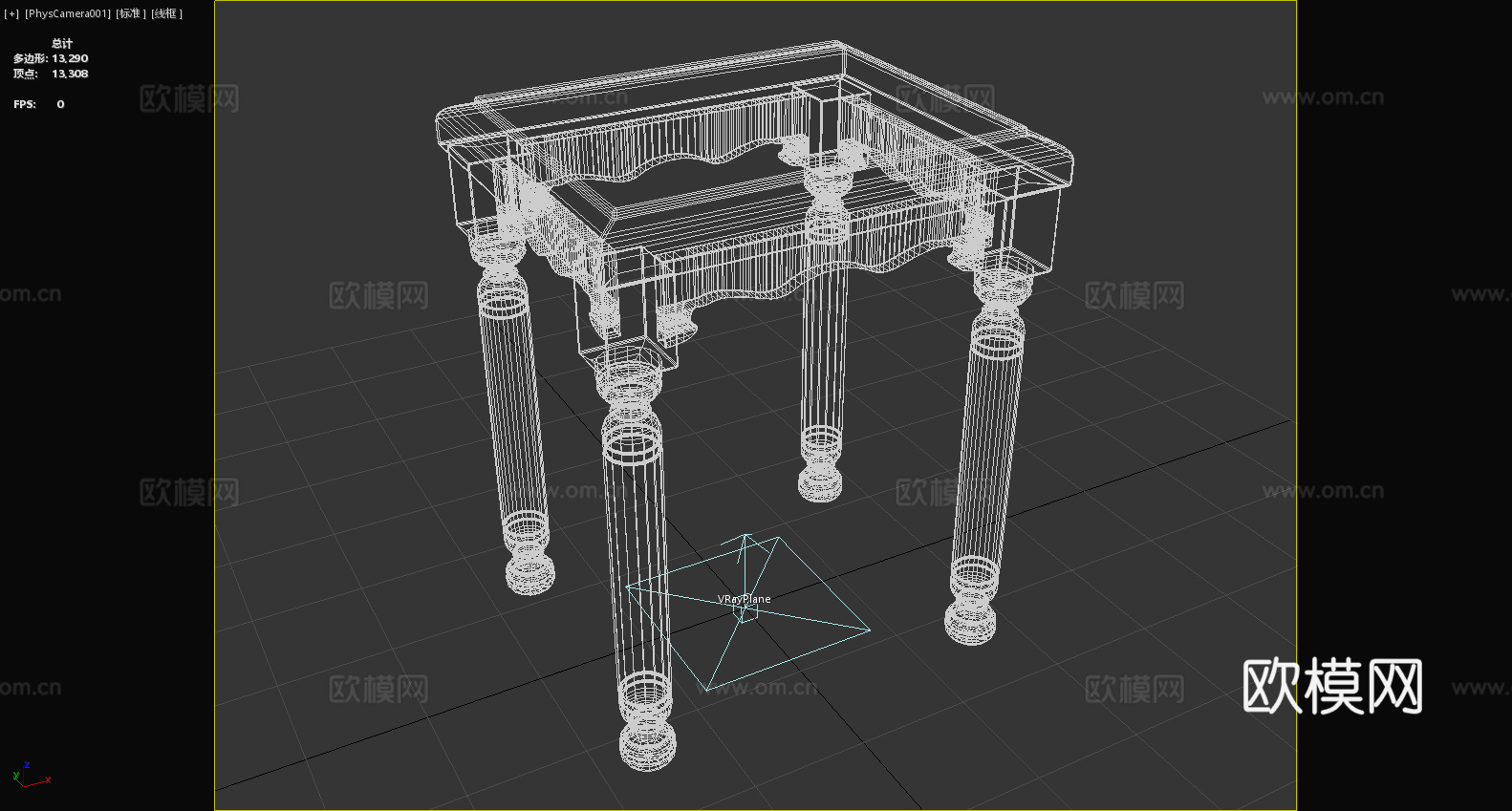 凳子 木凳 坐凳 方凳 矮凳3d模型