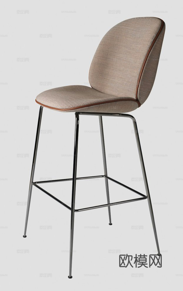 GUBI 吧椅3d模型下载（渲染图6）