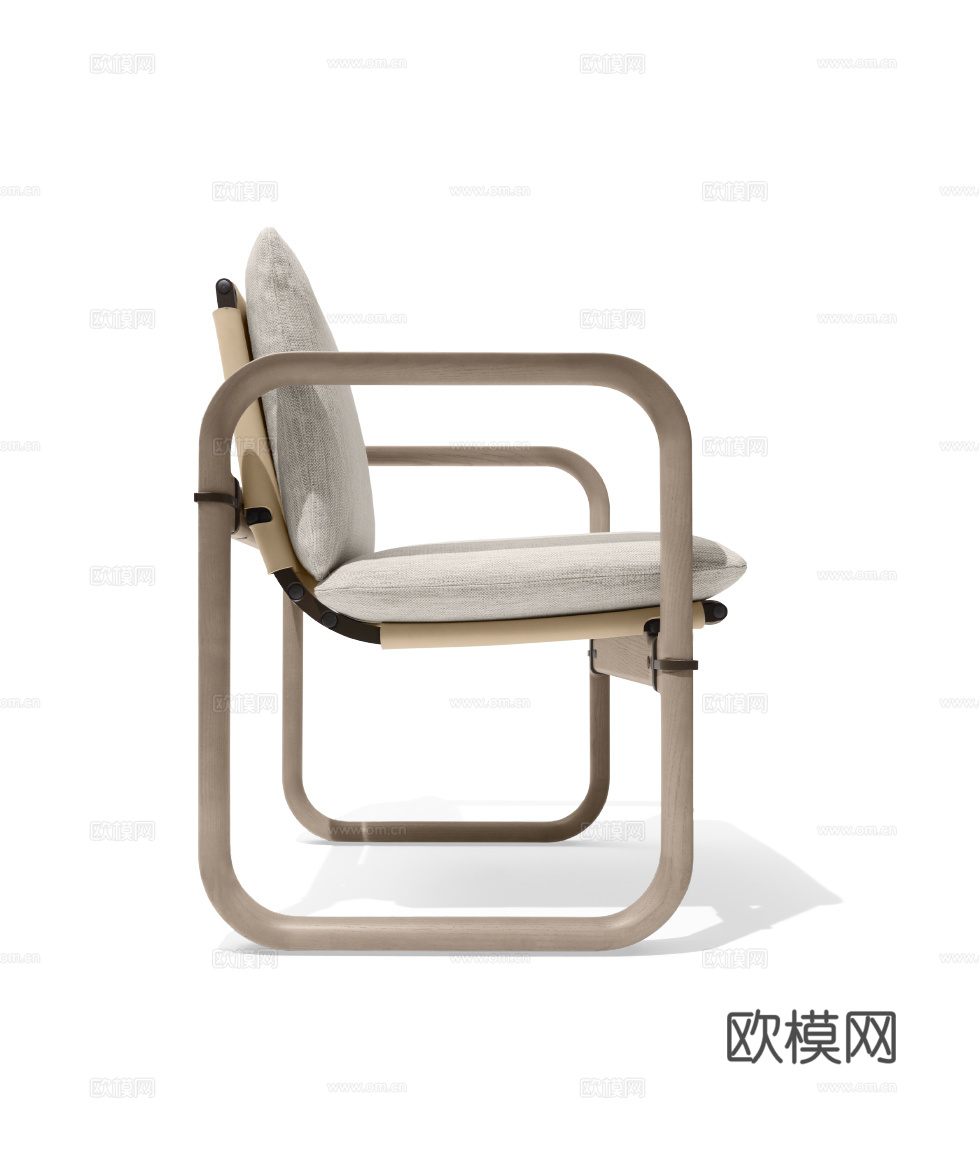GIORGETTI 意式休闲椅3d模型下载（渲染图2）