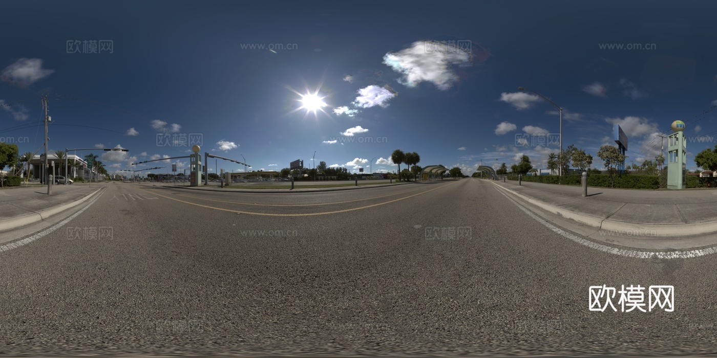 公路日景