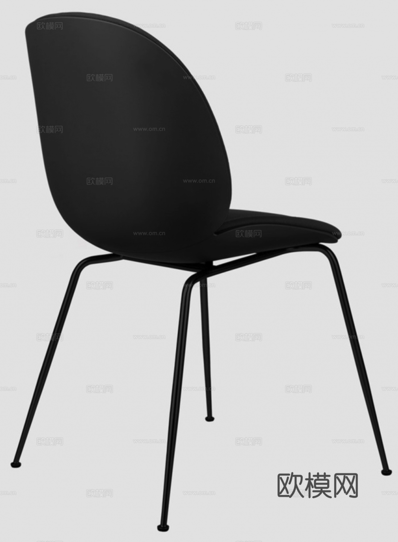 GUBI 餐椅3d模型下载（渲染图2）