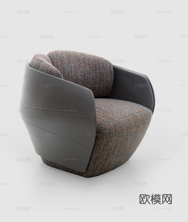 GIORGETTI 意式单人沙发3d模型下载（渲染图2）