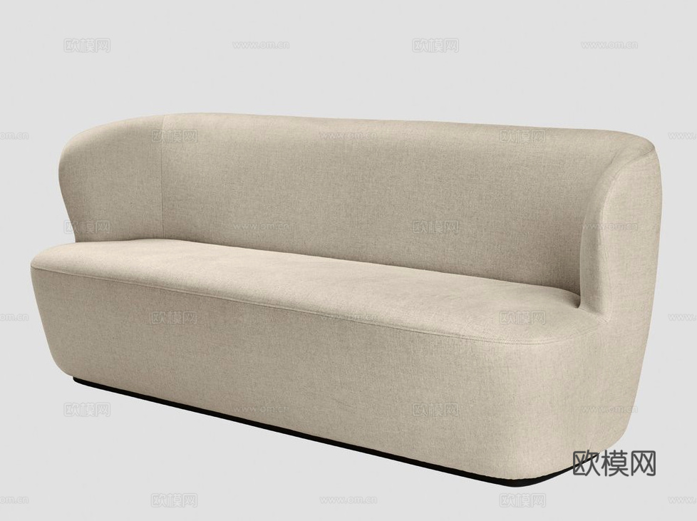GUBI 双人沙发3d模型下载（渲染图2）
